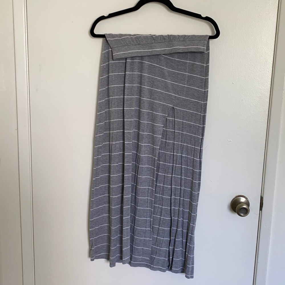 Striped Maxi Skirt